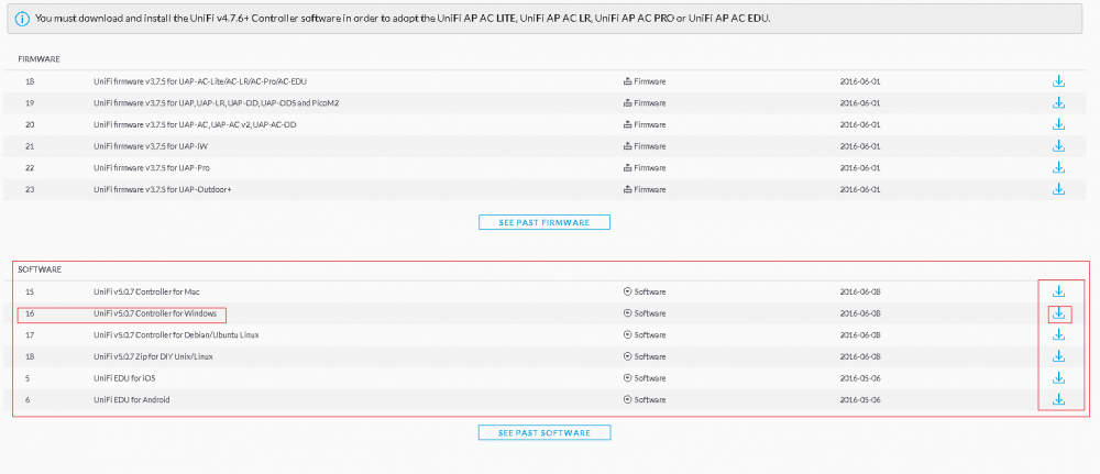 download unifi controller
