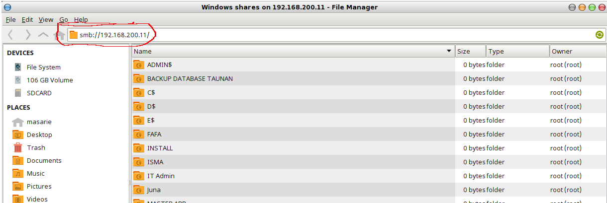 Cara Sharing File dan Printer di Arch linux dengan Samba cara membuka windows file sharing dari linux