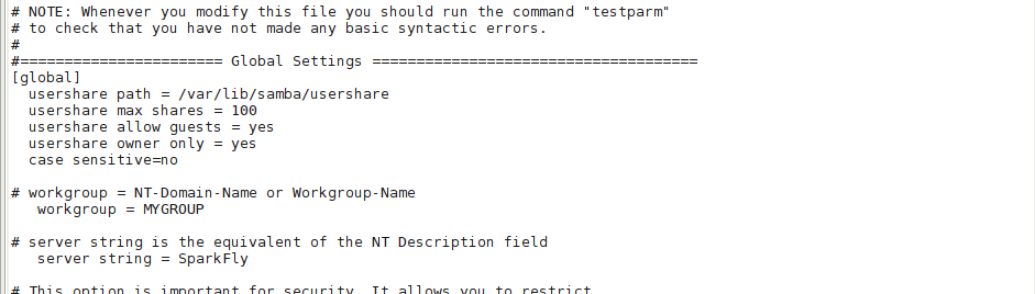 Cara Sharing File dan Printer di Arch linux dengan Samba samba-conf-usershare