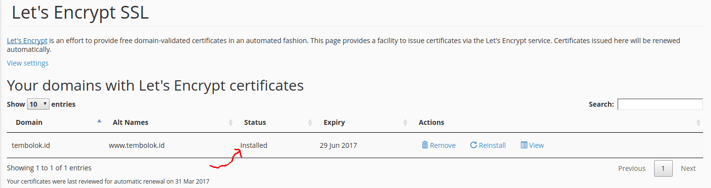Pengertian SSL TLS HTTPS dan Fungsinya SSL gratis wordpress berhasil diinstall