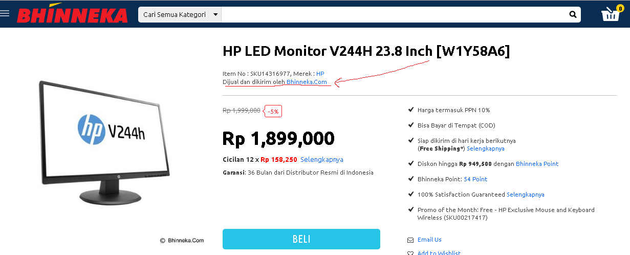 Tips Belanja Online di Market Place Agar Tidak Tertipu bhinneka e-commerce terpercaya dengan jenis B2C yang didalam nya terdapat toko rekanan