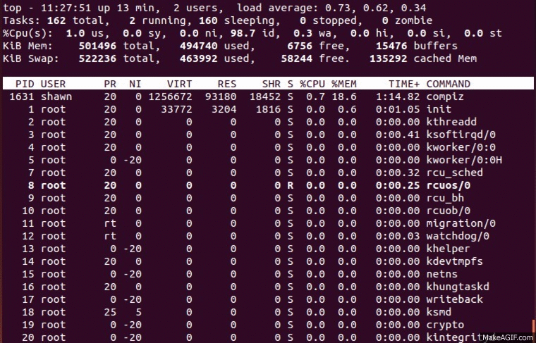 Perintah Dasar Linux Lengkap Dengan Fungsi Dan Contohnya tp dan htop pada linux terminal