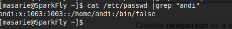 melihat shell yang digunakan user pada linux