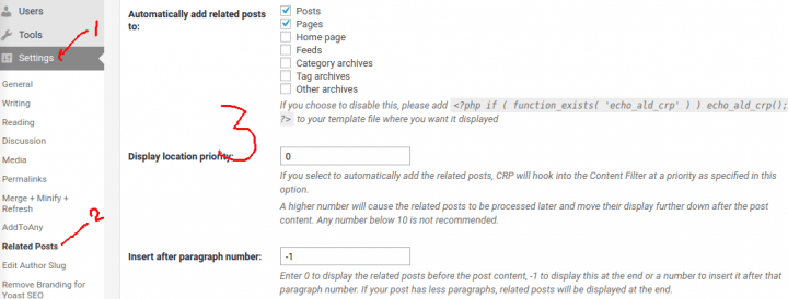 Cara Mendisable dan Install Plugin Related post pada Wordpress setting plugin related post pada wordpress