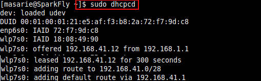 Cara Setting WiFi Lan di Arch Linux Menggunakan Command Line ip dhcp linux dari dhcp server