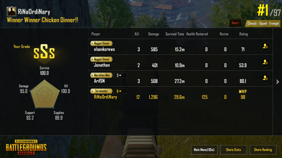 Pubg Mobile Chicken Dinner Premium Android