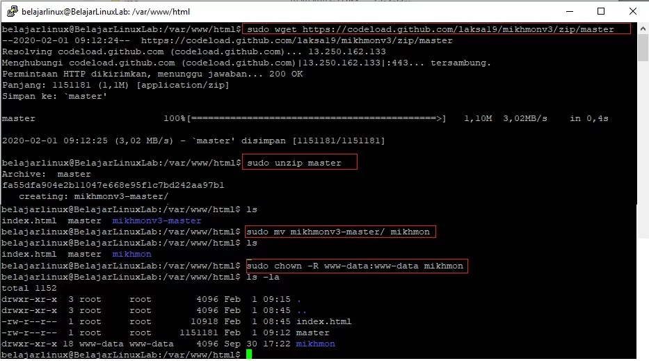 download dan install mikhmon di