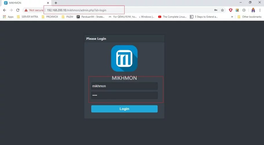 Cara Setting Hotspot Mikrotik Dari Awal Sampai Akhir mengakses mikhmon dengan browser