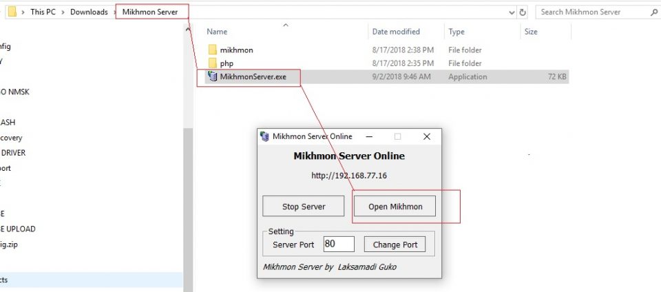 Cara Setting Hotspot Mikrotik Dari Awal Sampai Akhir menjalankan mikhmon di windows scaled