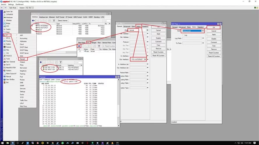 Cara Setting Hotspot Mikrotik Dari Awal Sampai Akhir setting mikrotik untuk sharing internet dengan fitur NAT