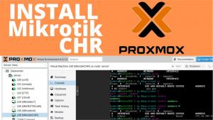 cara install mikrotik CHR di proxmox