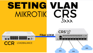 setting vlan mikrotik crs 310